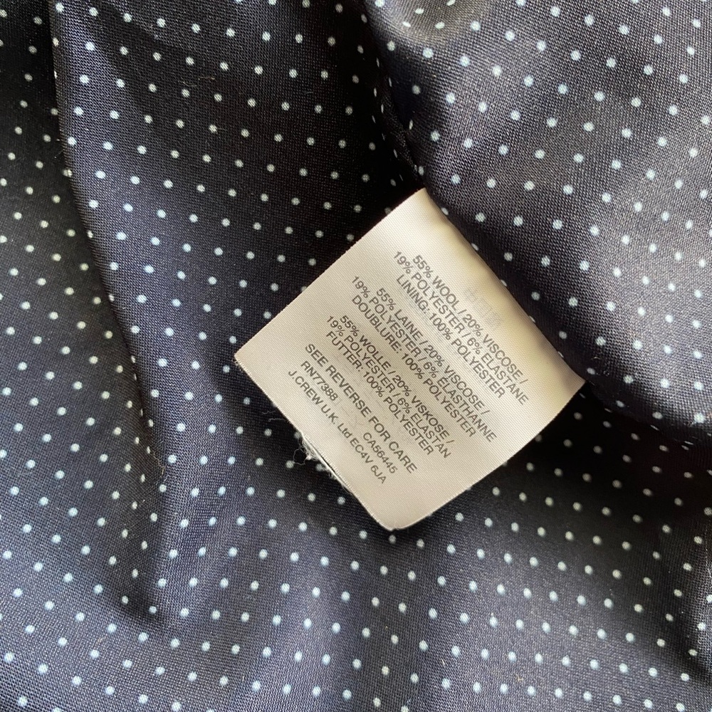 J.Crew Blazer Jacket Brown Size 2 - Picture 9 of 12